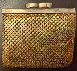Vintage Gold Mesh Wallet Coin Purse