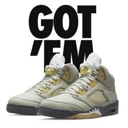 Air Jordan Retro 5 Jade Size 13