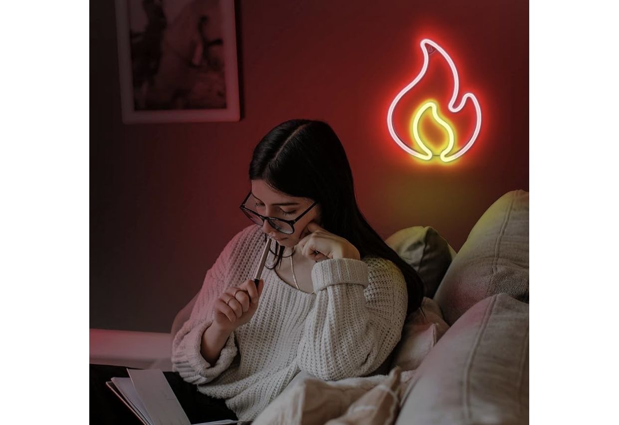 Flame Neon Sign