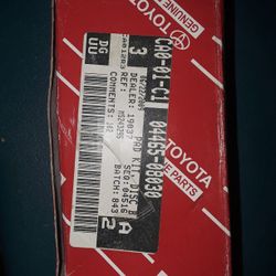 Break pads Toyota Siena