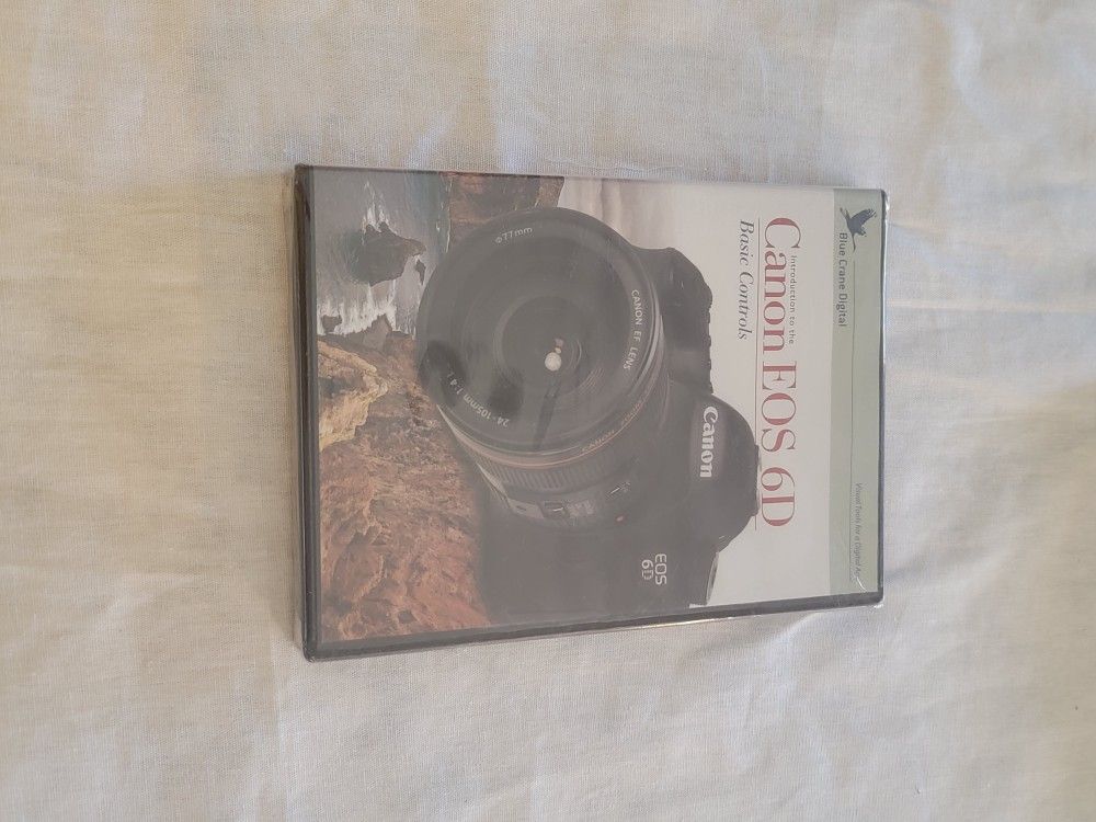 Blue Crane Digital Introduction to theCanon EOS 6D-Basic Controls Training DVD ☆NEW☆