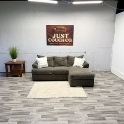 Free Delivery - Gray 2 Piece Sectional Couch