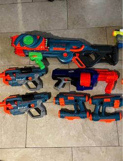 Lot of Nerf Guns – Flip-32, Hyper, Elite 2.0 Bundle