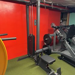 Titan Fitness Lat Pull Down Low Row Machine 