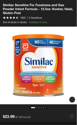 Baby formula