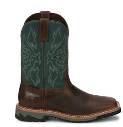 Justin Boots Work Bolt Comp Toe | Style SE4105 Color Dark Green