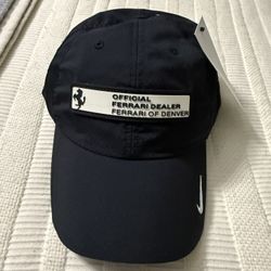NEW w/ Tags Official FERRARI DEALER OF DENVER Baseball HAT Cap by NIKE