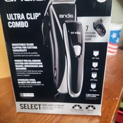 Andis Large Clippers Brand New With Guards And Scissors