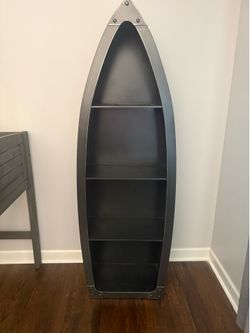 Canoe bookshelf