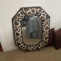 Giraffe Print Mirror