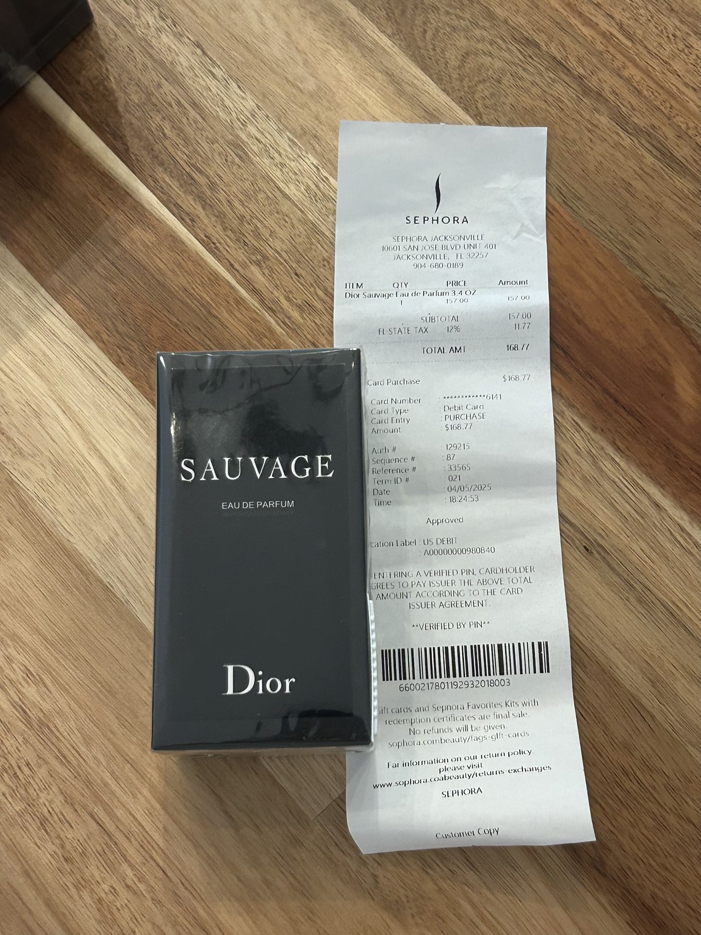 Dior Savauge Edp 100ML
