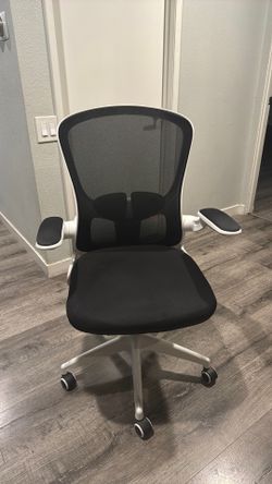 Black and White Mesh Office Chair
