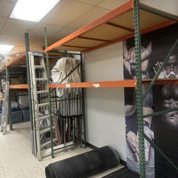 Pallets Racks, 3 Tiered x3 Full Units 