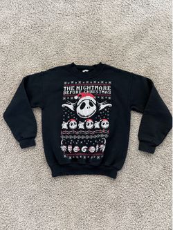 Boy’s Nightmare Before Christmas Sweatshirt- Size 8