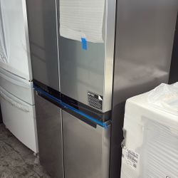 Whirlpool-19.4 Cu. Ft. 4 Door Counter-Depth Refrigerator With Flexible Organization Spaces- Stainless Steel