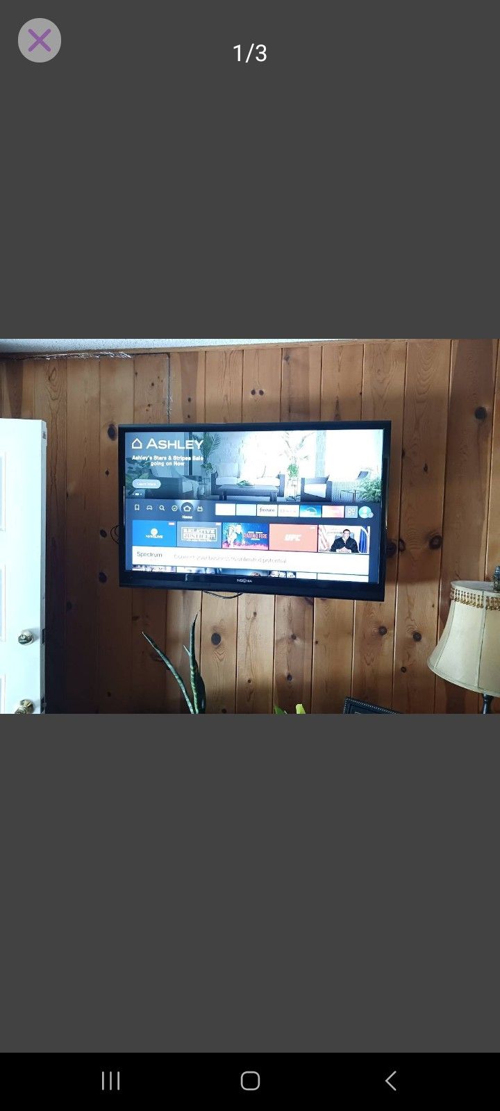 46" Insigna TV - Works Perfectly (Smoke, Pet Free Home)
