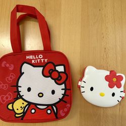 Hello Kitty Bento Box and Bag Set 
