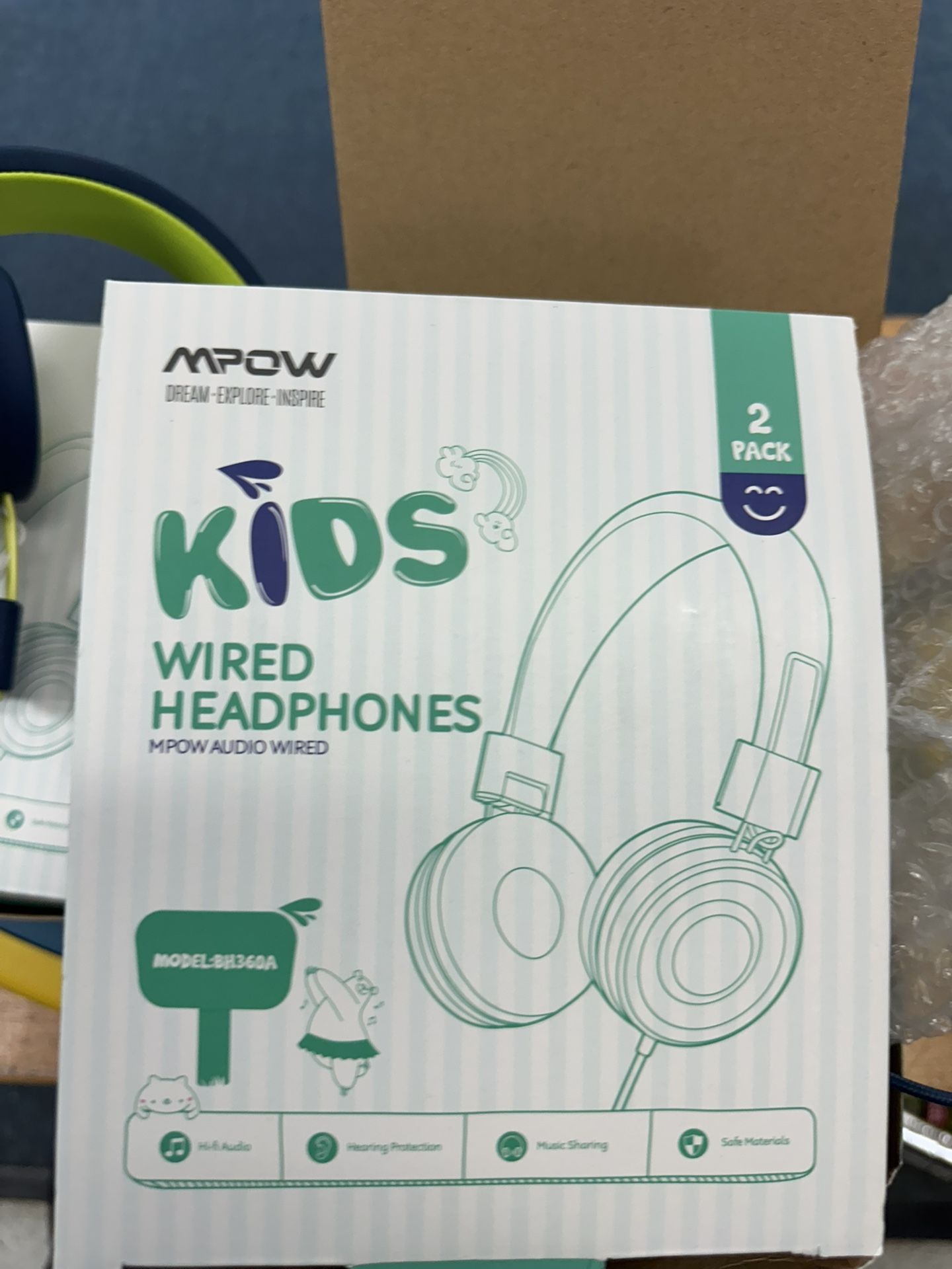 Preschool Kids Headphones 2 In The Box