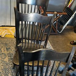 3 Wooden Chairs