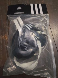Adidas AE100 Response Wrestling Ear Guard Headgear w/ Chin Strap Black Adult