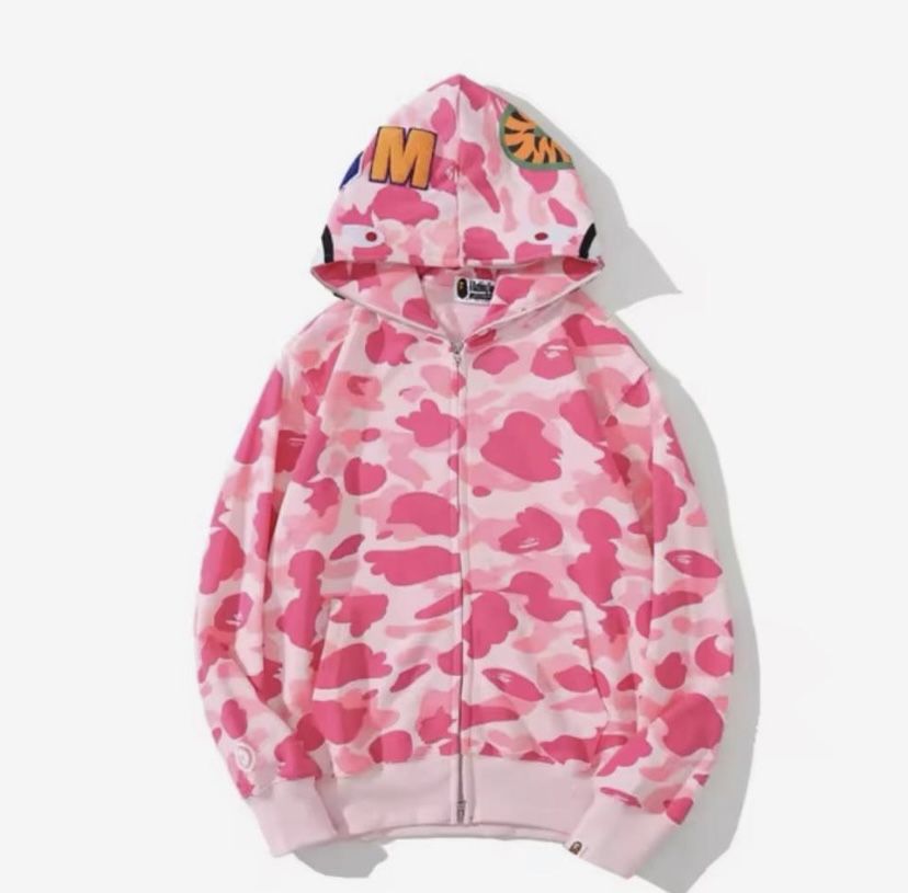 Pink Bape Hoodie