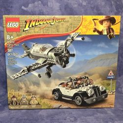 Lego Indiana Jones 77012 Fighter Plane Chase Set NIB Retired