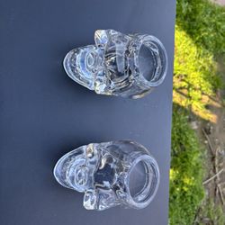 Skill Candle Holders Glass 