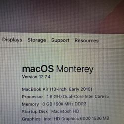 MacBook Air 2015 13”