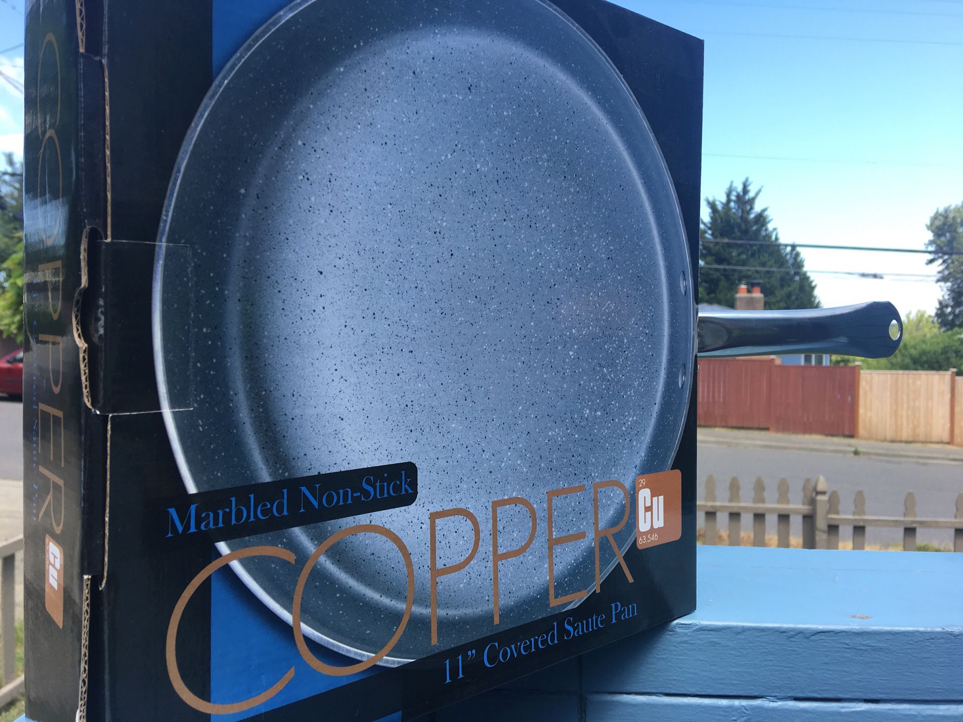 Inspired Home Copper 11” covered sauté pan