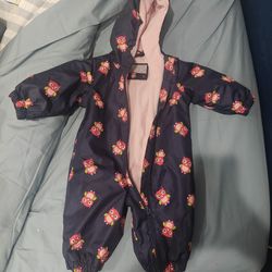 6-12m snow suit and rain suit