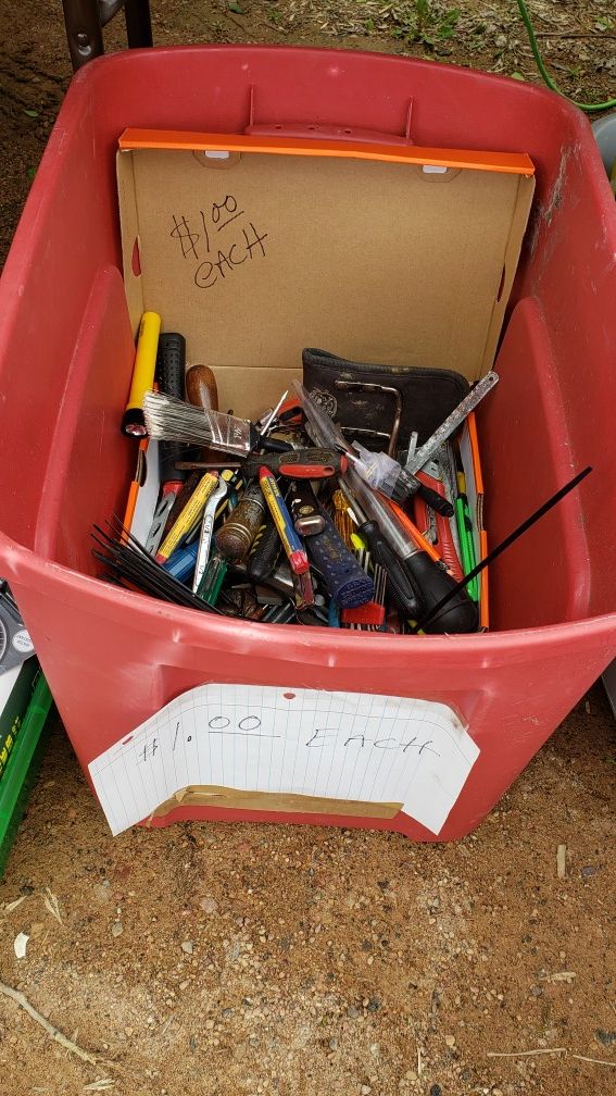 Tools, lots of tools.