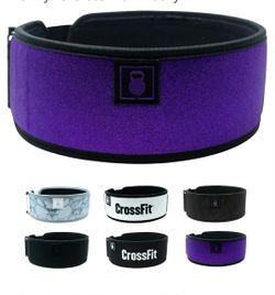 New 4" Weightlifting Belt | CrossFit® Weightlifting Belt | 4-inch Wide and Built for Support, Flexibility, and The Ability to Cross Train Easily, Smal