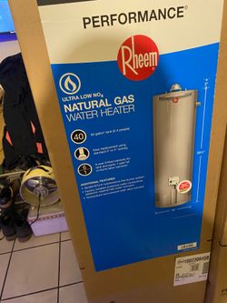 Rheem water heater 40 gal