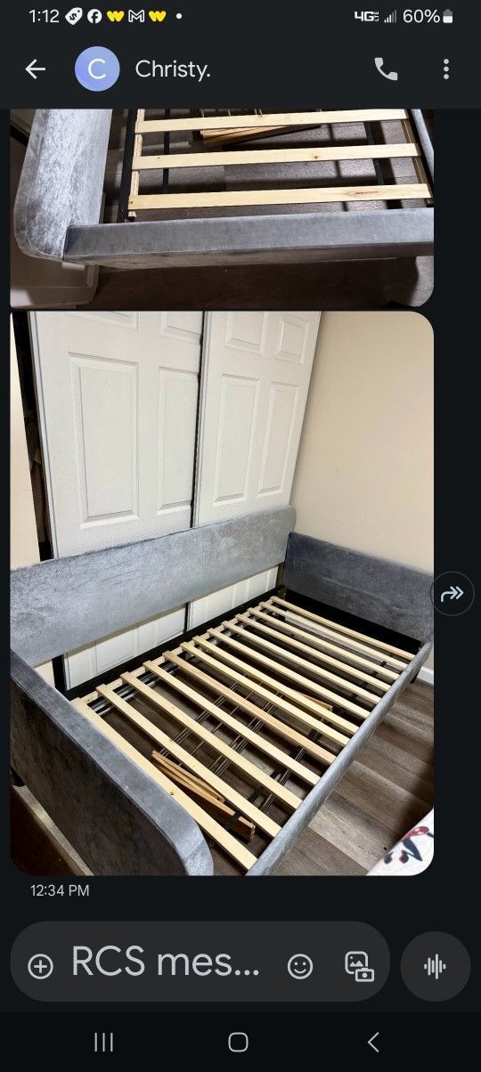 Complete Twin Bed Frame Like New