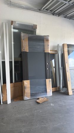 Impact bronze door in stock! Frames included