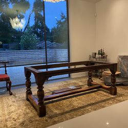 Solid Oak Table Base 