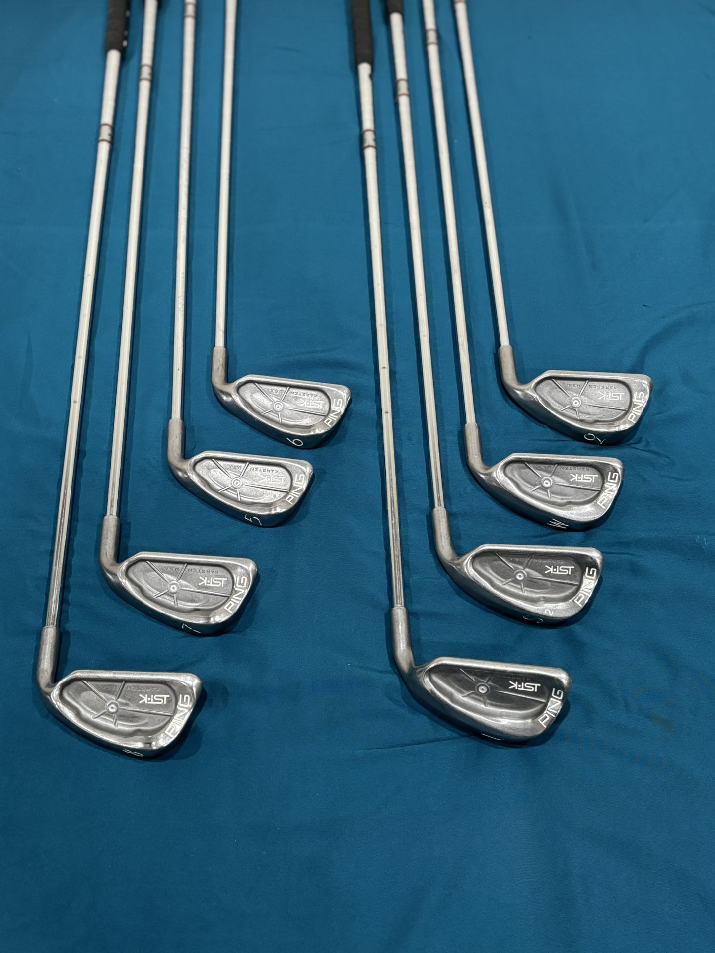 Ping ISI K Irons 5-9 PW,SW, LW Silver Dot