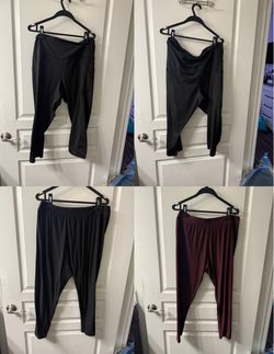 14 items: Women’s workout/athleisure clothing sizes 1x, XXL, XL