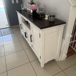 Rustic Farmhouse Sideboard / Buffet Cabinet