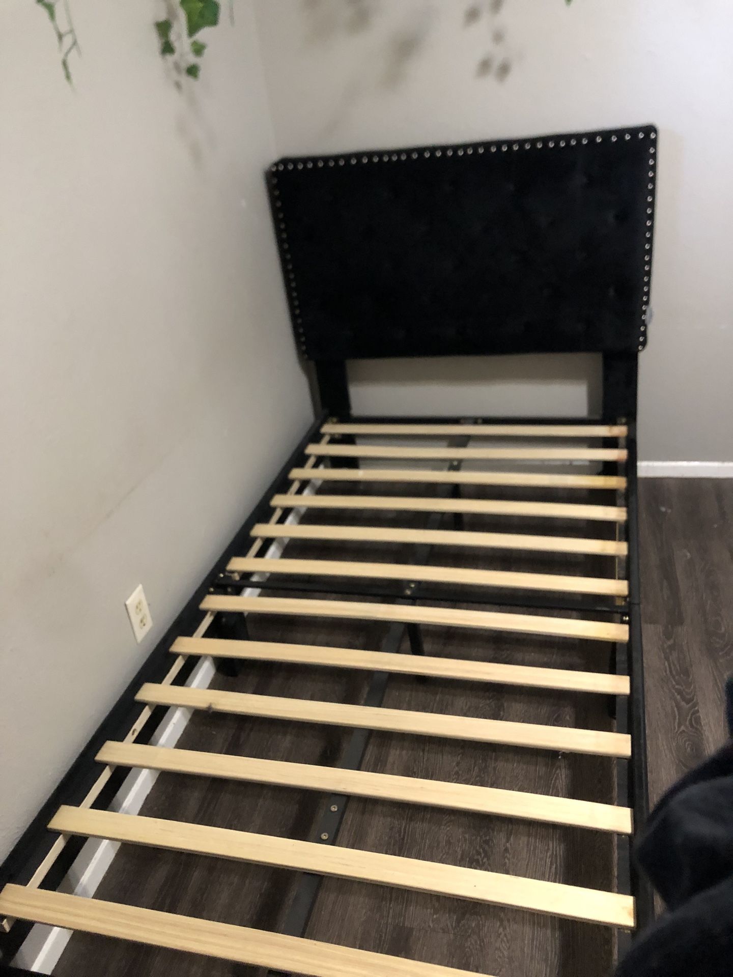 Black Twin Size Bed Frame