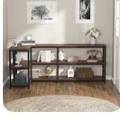 White Etagere L-Shaped Shelves