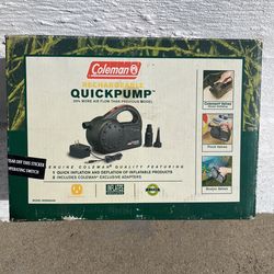 Coleman Rechargeable, Quick Pump