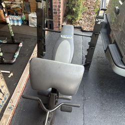 Bench with preacher, curl and leg curl