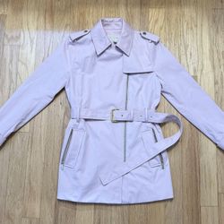 Michael Kors RN:11818 CA:45885 Pale Pink Trench Coat 77C2762M72 Fall 2017