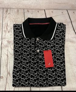 Carolina Herrera Men Polo Shirt L