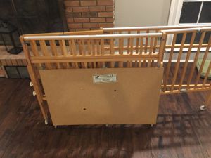 Nu Line Vintage Wooden Portable Playpen Crib For Sale In Concord