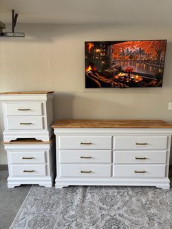 Refinished 3 piece bedroom set