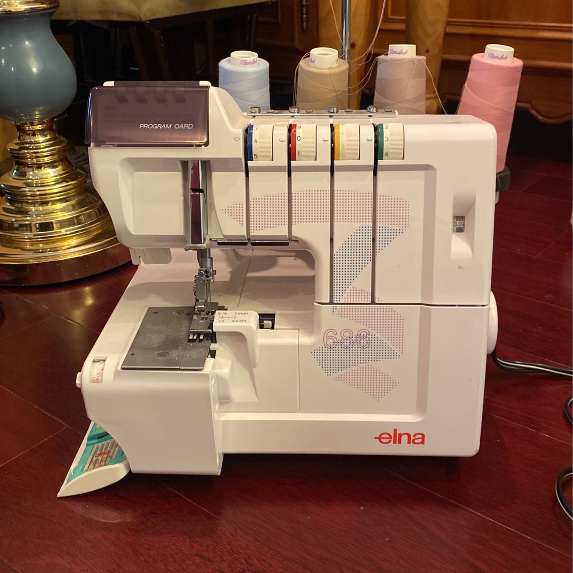 Elna Sewing Machine Serger Model 686