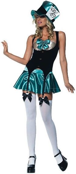 Leg Avenue Women Adult Mad Hatter Tea Party Hostess Wonderland