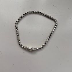 David Yurman Box Link Bracelet (Sterling Silver)